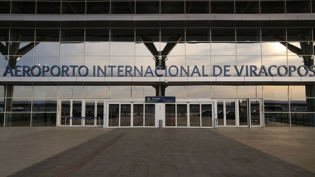 Fachado do Aeroporto Viracopos em Campinas - São Paulo